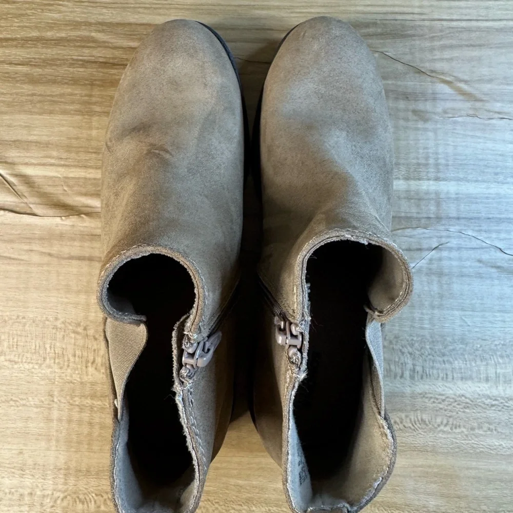Sonoma Beige Textile Ankle Boots - Picture 3 of 5